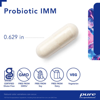 Pure Encapsulations Probiotic IMM supplements ingredients