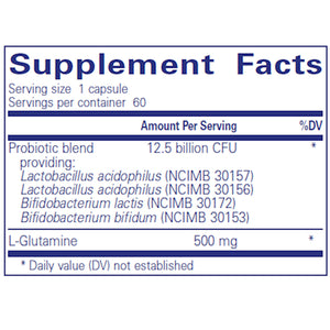 Pure Encapsulations PureBi-Ome G.I. supplements facts
