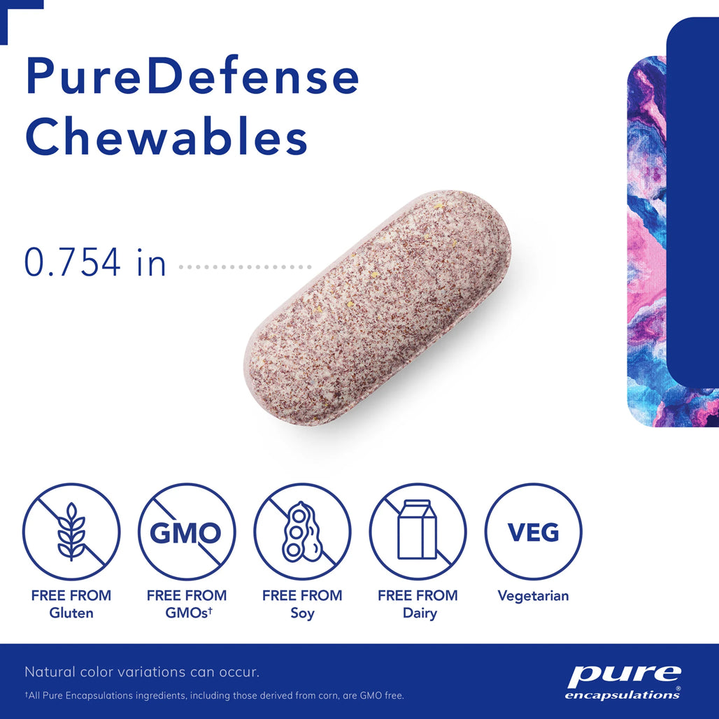 PureDefense chewables Pure Encapsulations