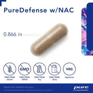 Pure Encapsulations PureDefense w/NAC travel pack supplement