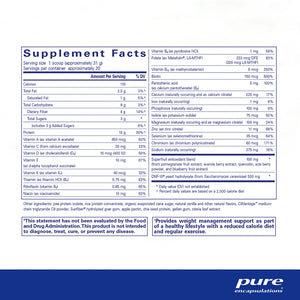 Pure Encapsulations PureLean Protein supplements facts