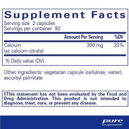 Calcium Citrate Pure Encapsulations