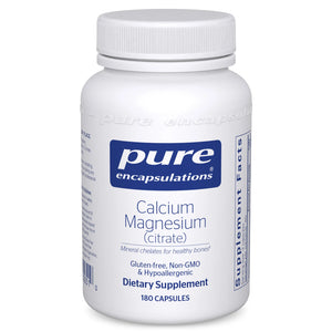 Pure Encapsulations Calcium Magnesium Citrate 180 capsules