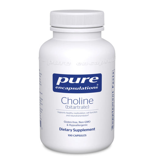 Choline bitartrate by Pure Encapsulations at Nutriessential.com