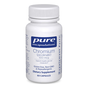 Pure Encapsulations Chromium (Picolinate) 500 mcg 60 capsules