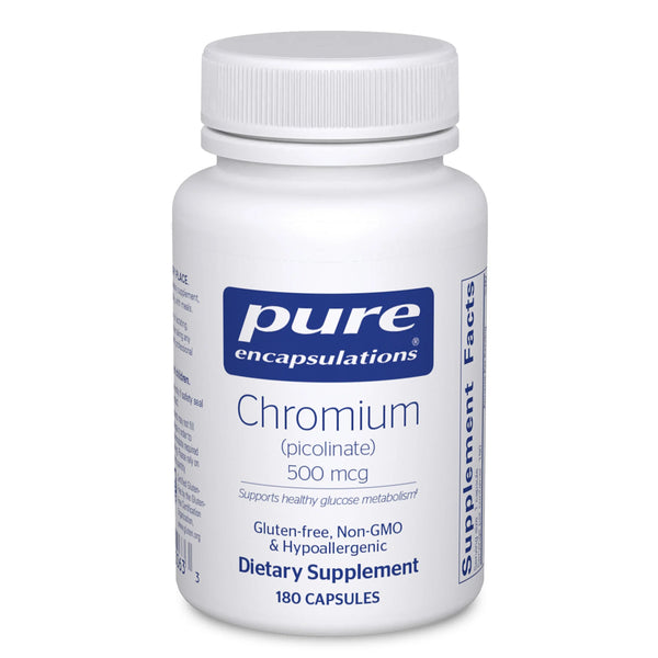Pure Encapsulations Chromium (Picolinate) 500 mcg 180 capsules