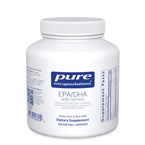 Pure Encapsulations EPA/DHA with Lemon softgels