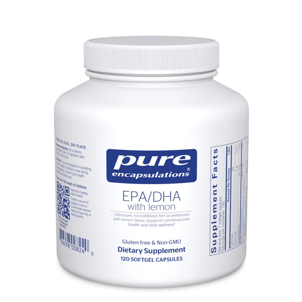Pure Encapsulations EPA/DHA with Lemon softgels