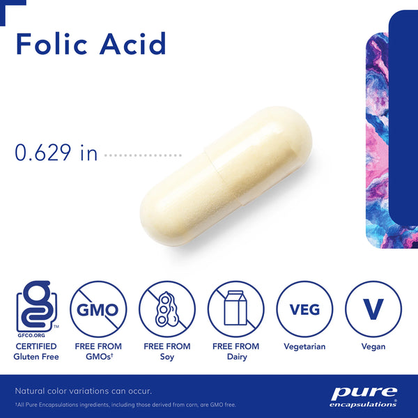 Buy Pure Encapsulations Folic Acid 800 mcg