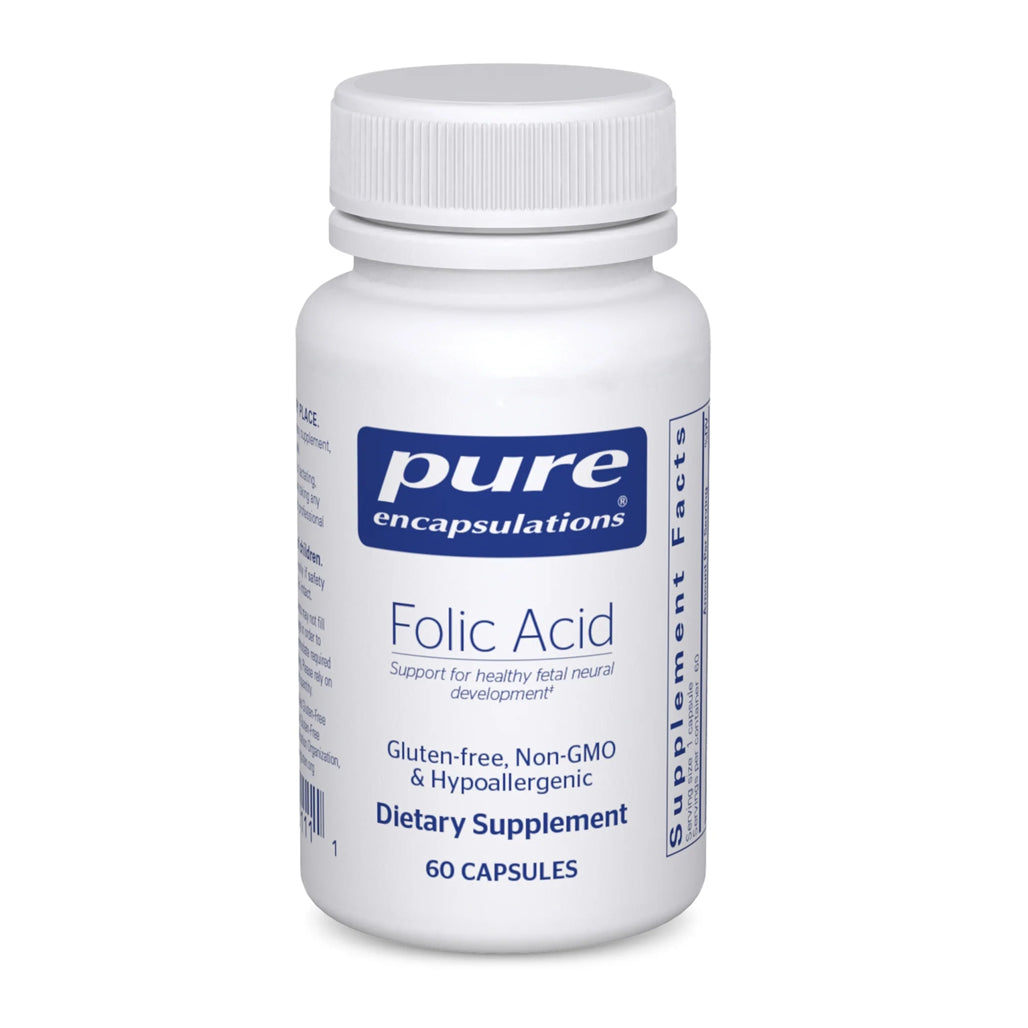 Pure Encapsulations Folic Acid 800 mcg bottle