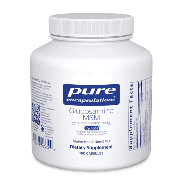 Pure Encapsulations Glucosamine/MSM 180 capsules