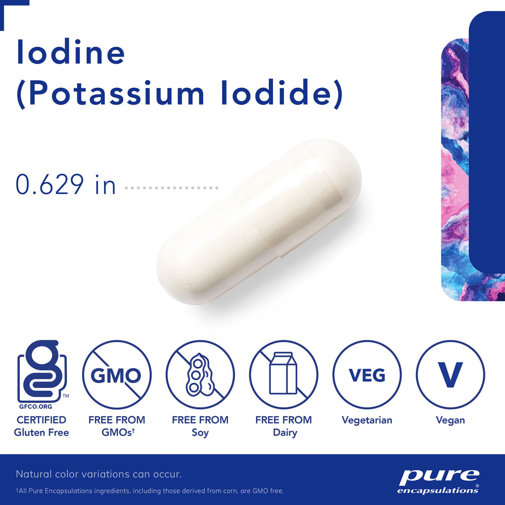 Pure Encapsulations Iodine Potassium Iodide 0.629 in