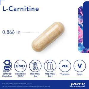 Pure Encapsulations L-Carnitine - Made with Hypoallergenic