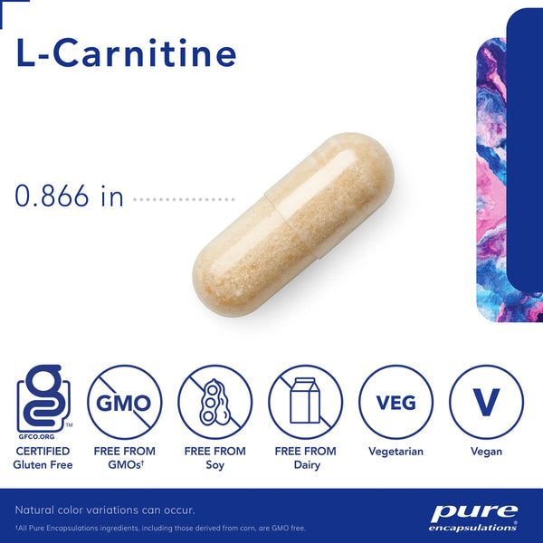 Pure Encapsulations L-Carnitine - Made with Hypoallergenic