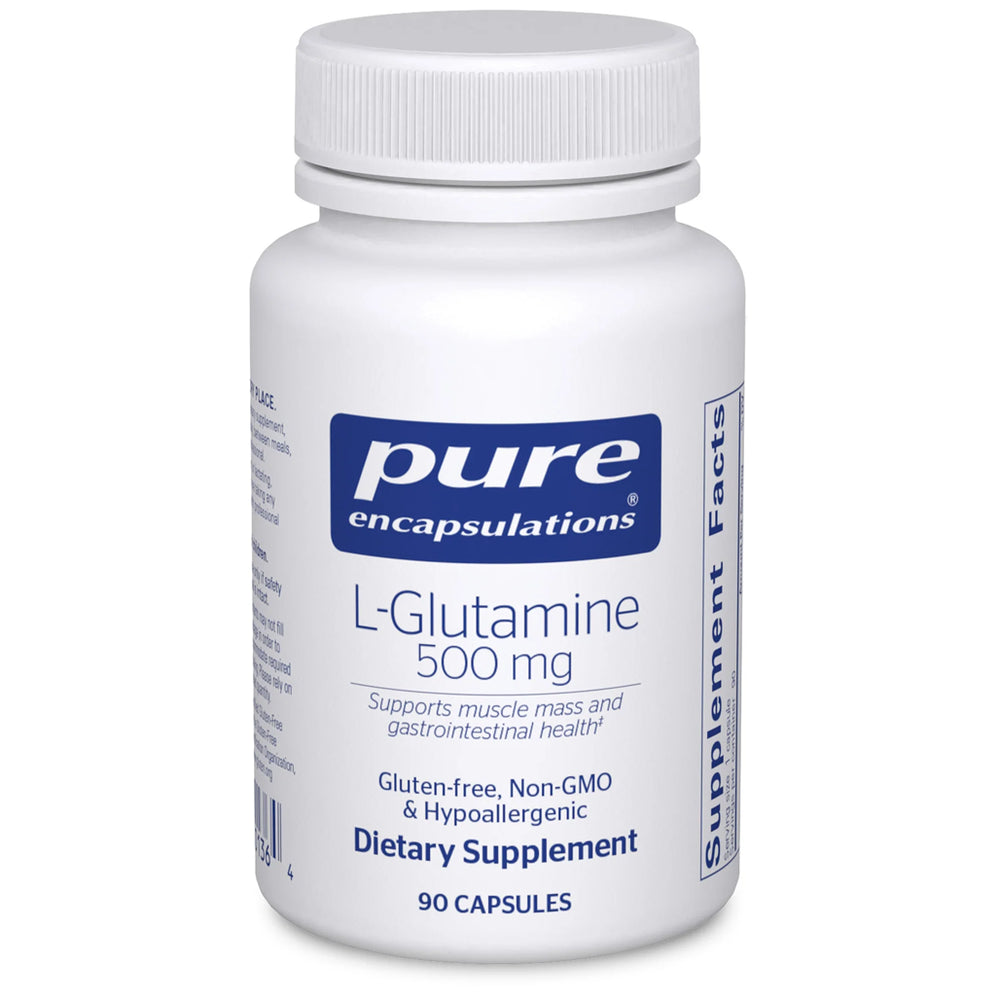 Pure Encapsulations L-Glutamine 500mg bottle