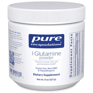 Pure Encapsulations L-Glutamine powder bottle