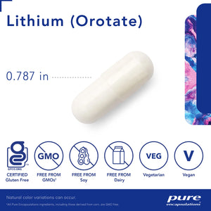 Lithium Orotate 5 mg for mental wellness