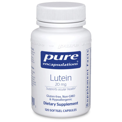 Pure Encapsulations Lutein 20 mg 120 Softgels