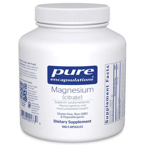 Pure Encapsulations Magnesium citrate 180 capsules
