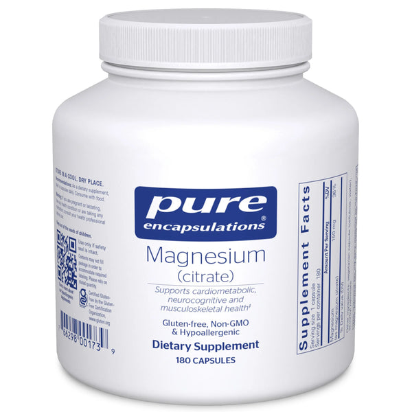Pure Encapsulations Magnesium citrate 180 capsules