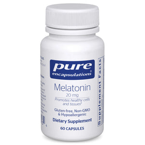 Pure Encapsulations Melatonin 20mg 60 Capsules