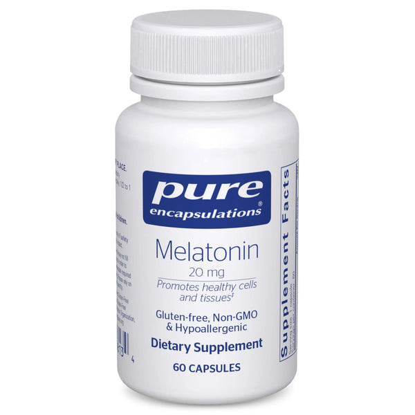 Pure Encapsulations Melatonin 20mg 60 Capsules