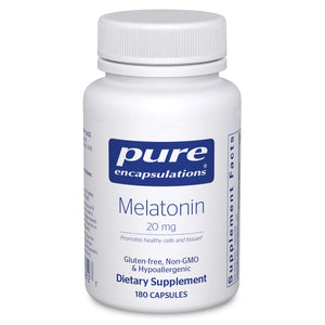 Pure Encapsulations Melatonin 20mg 180 Capsules