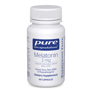 Pure Encapsulations Melatonin 3mg 60 Capsules