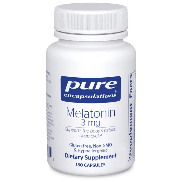 Pure Encapsulations Melatonin 3mg 180 Capsules