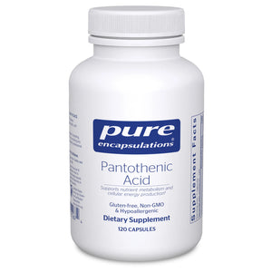 Pure Encapsulations Pantothenic Acid bottle