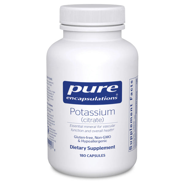 Pure Encapsulations Potassium Citrate 180 Capsules
