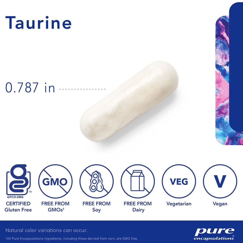 Taurine 500mg Pure Encapsulations