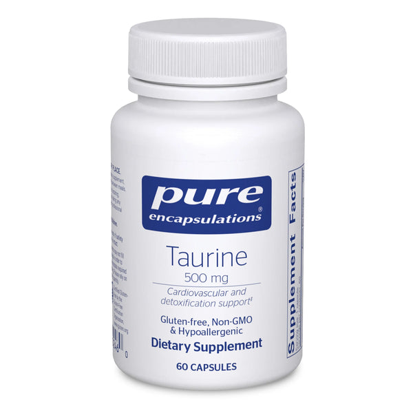Pure Encapsulations Taurine 500mg 60 Capsules