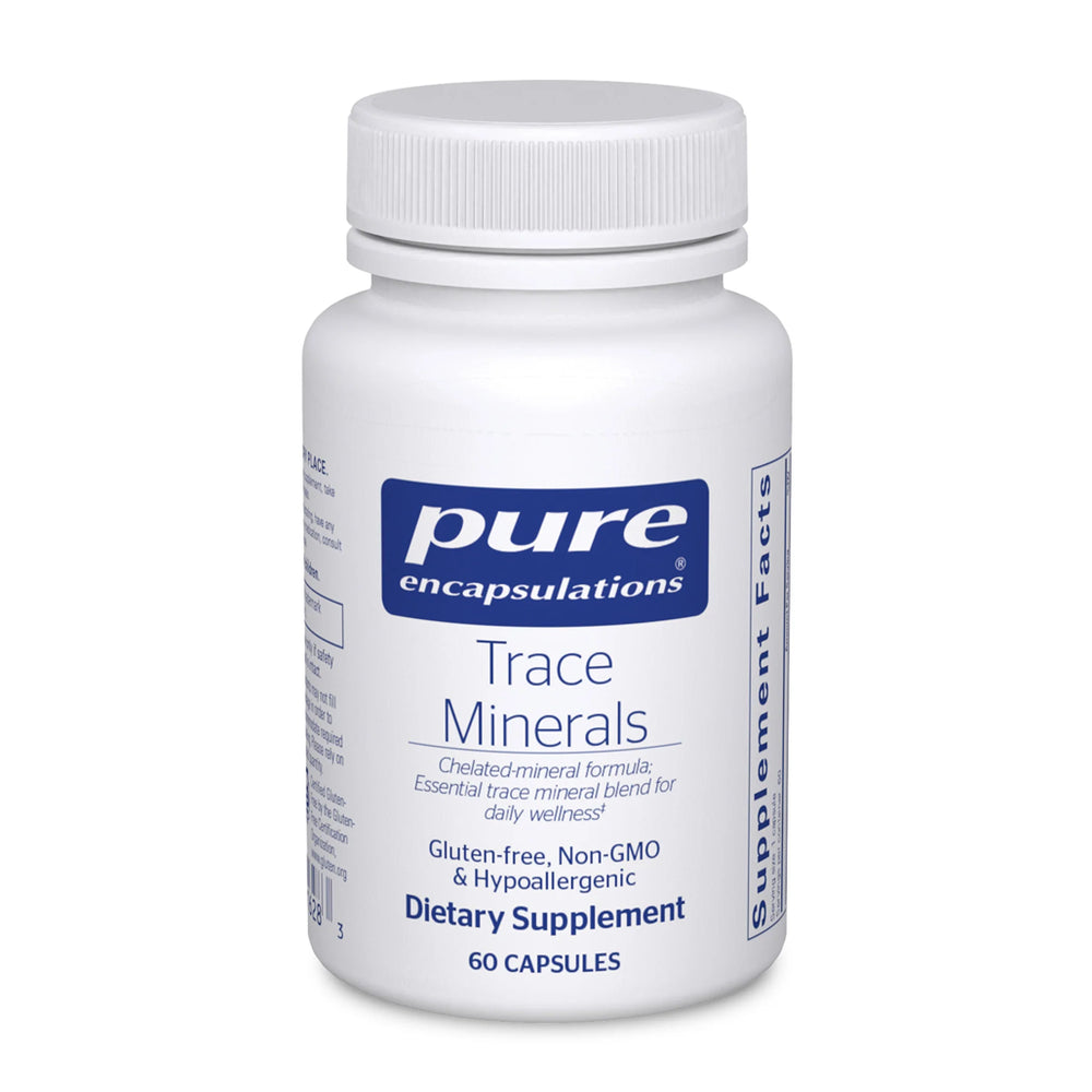 Pure Encapsulations Trace Minerals bottle