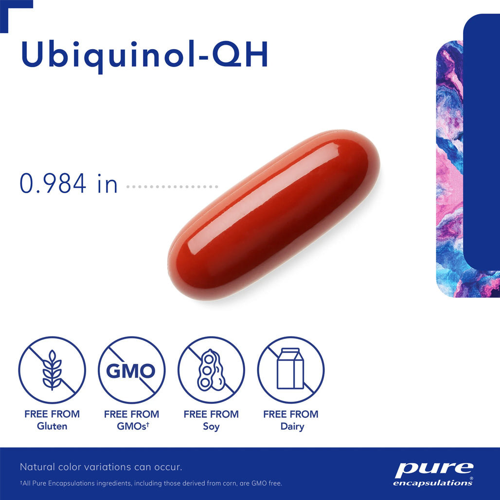 Pure Encapsulations Ubiquinol-QH 100 mg supplement