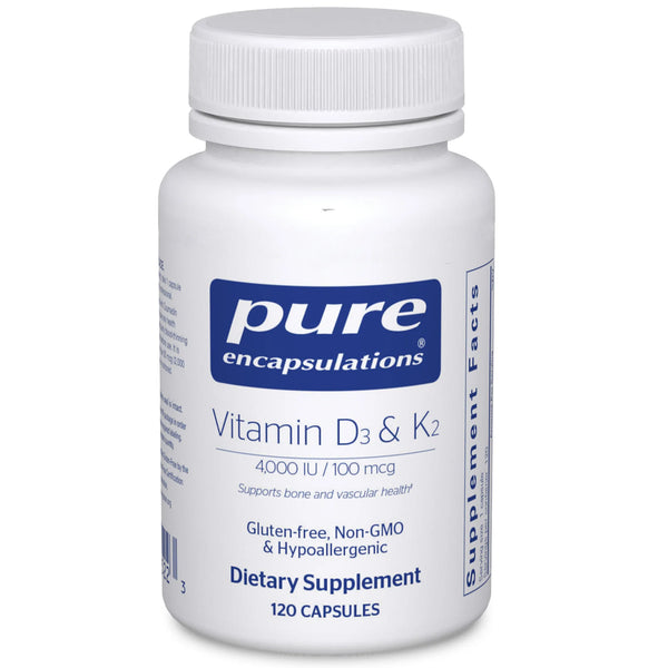 Pure Encapsulations Vitamin D3 & K2 bottle