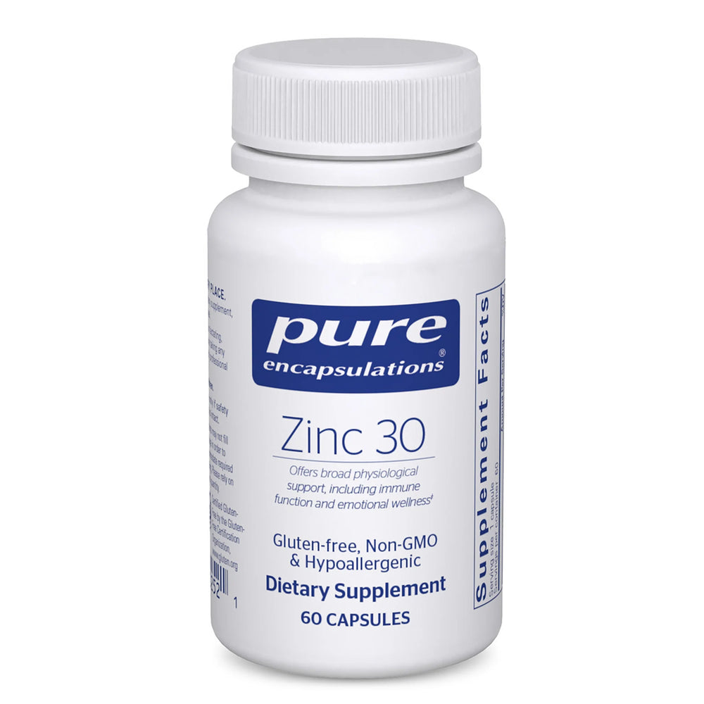 Pure Encapsulations Zinc 30 mg 60 Capsules