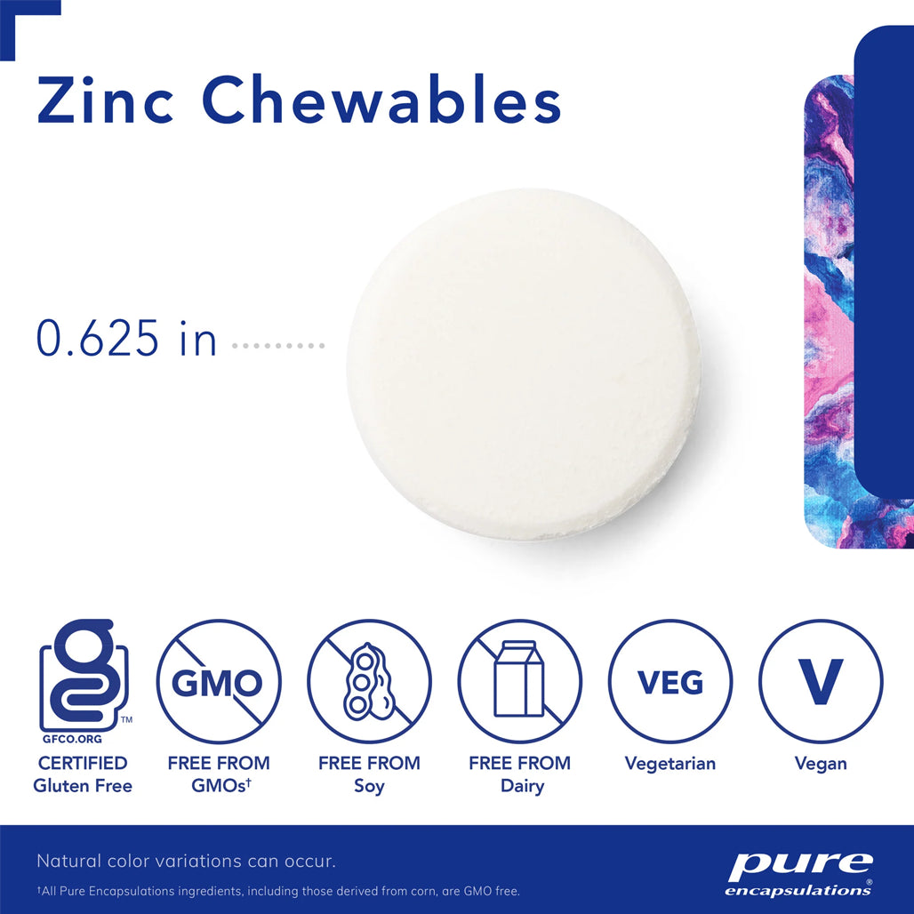 Pure Encapsulations Zinc Chewables supplement