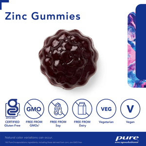 Pure Encapsulations Zinc gummies supplement