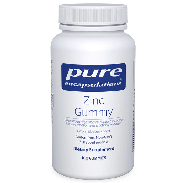 Pure Encapsulations Zinc gummies bottle