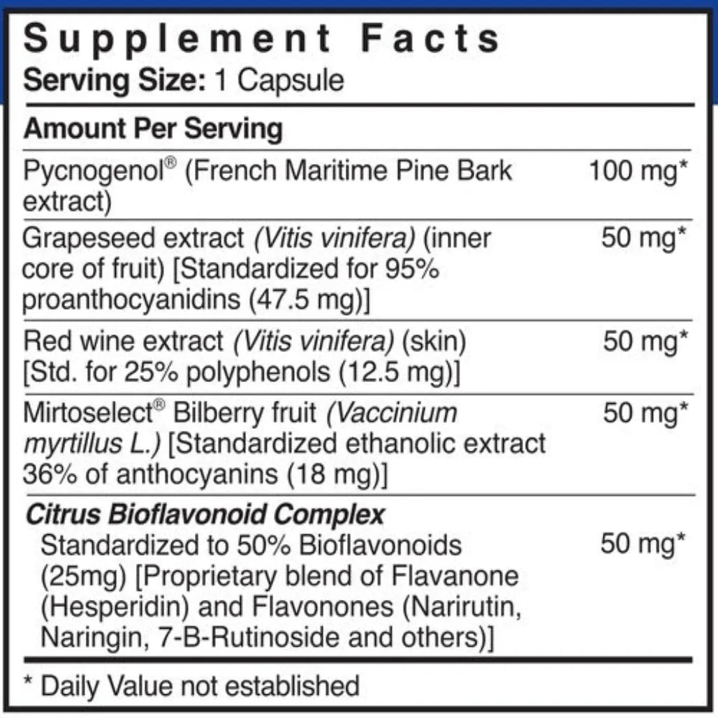 Pycnogenol OPC Complex Patient One