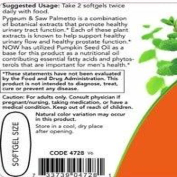 Pygeum & Saw Palmetto