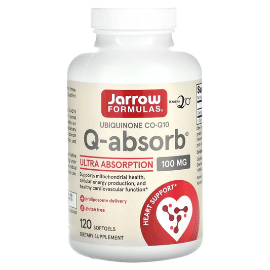 Q-Absorb Co-Q10 100 mg by Jarrow Formulas at Nutriessential.com
