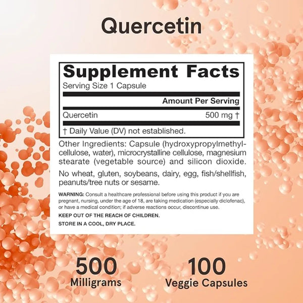 Quercetin 500 mg by Jarrow Formulas at Nutriessential.com