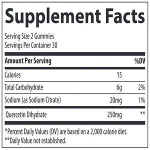Quercetin Gummies Trace Minerals Research