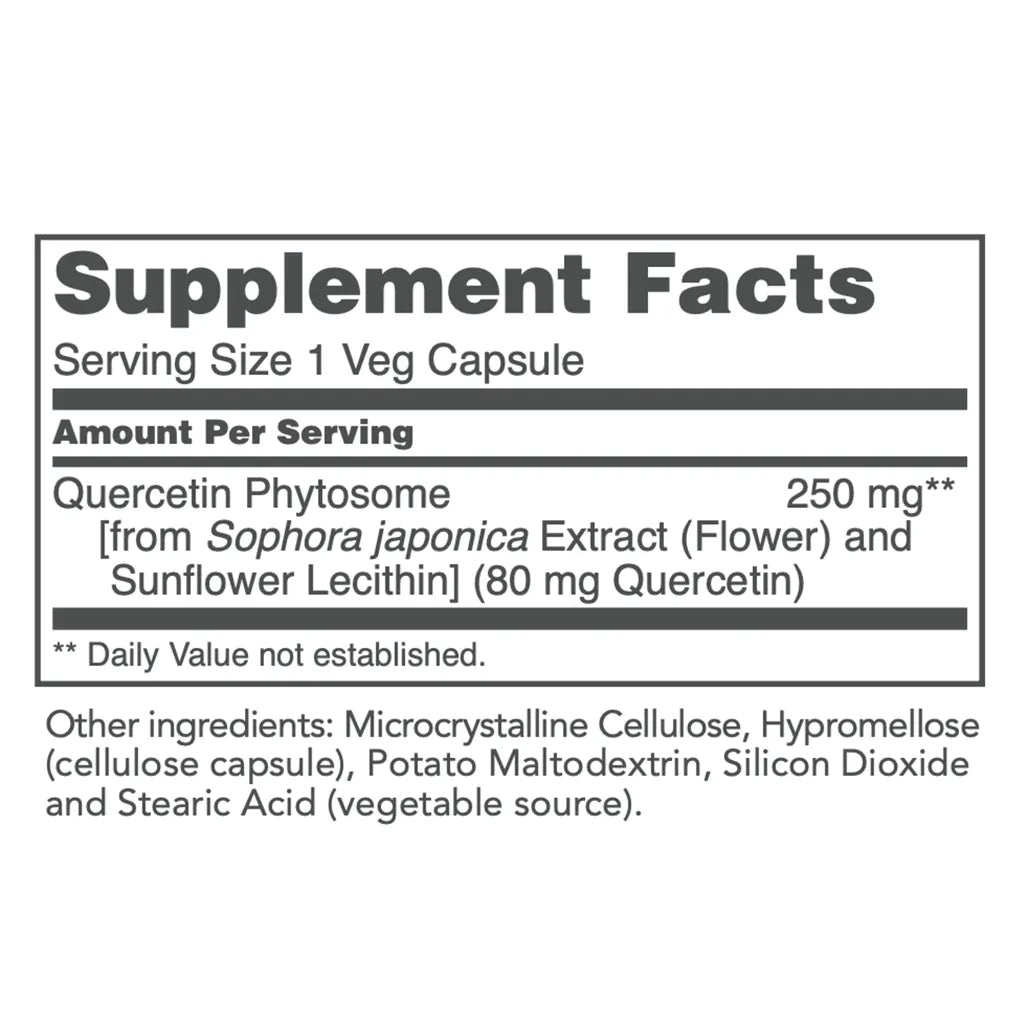 Quercetin Phospholipid 250mg 90 caps Protocol for life balance