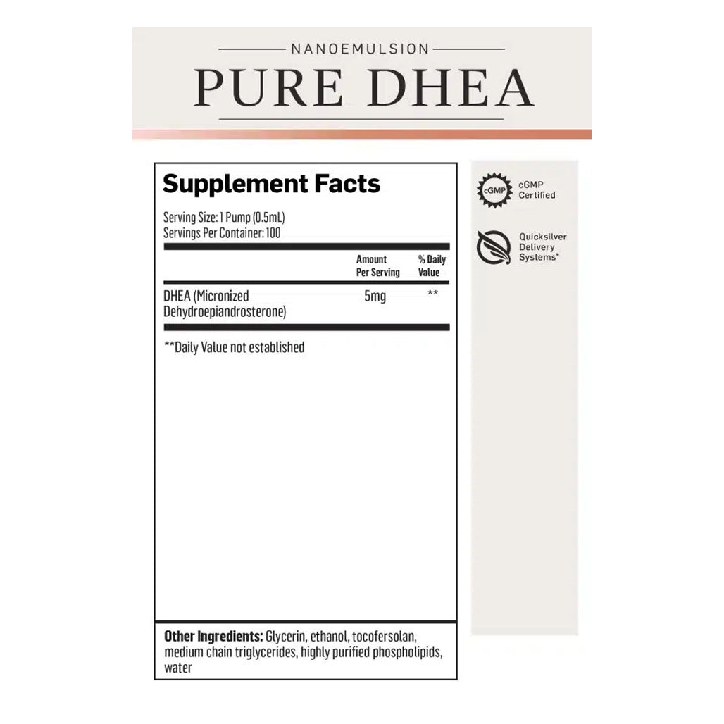 Pure DHEA QuickSilver Scientific