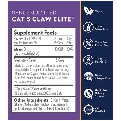 QuickSilver Scientific Cat's Claw Elite