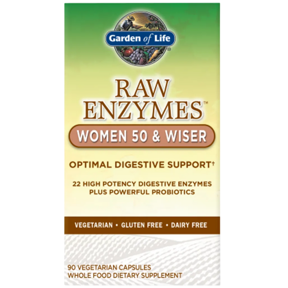 RAW Enzymes Women 50 & Wiser Garden of life