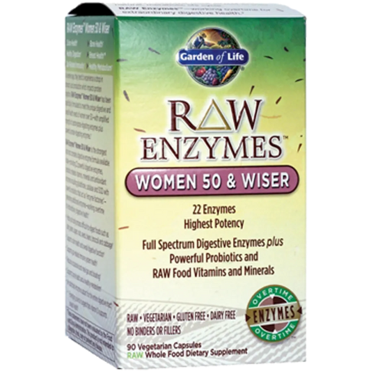RAW Enzymes Women 50 & Wiser Garden of life